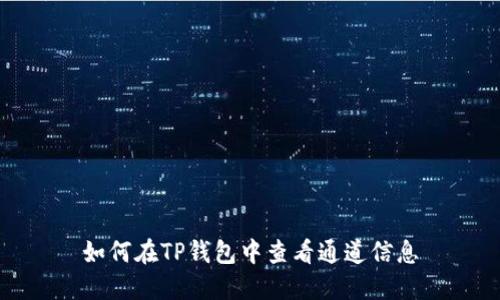 如何在TP钱包中查看通道信息